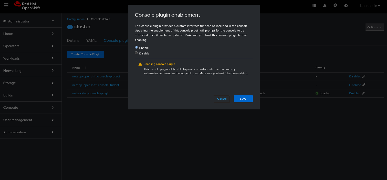 openshift-console-plugin-enablement