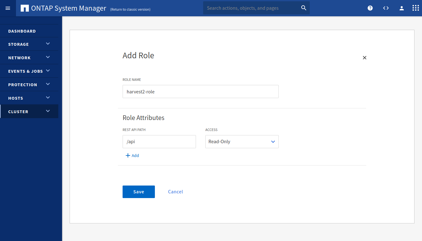 System Manager Settings