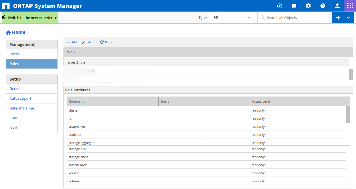 System Manager Classic Settings