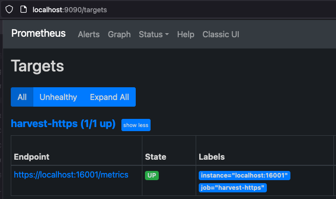 Prometheus Targets